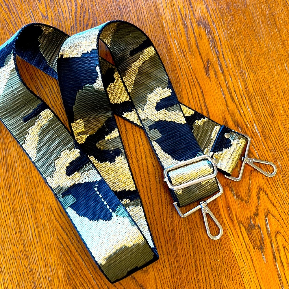 Camouflage Metallic handbag bag Strap